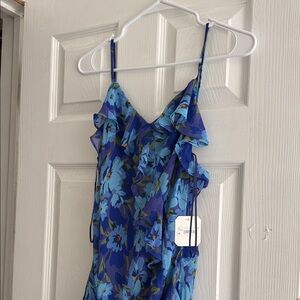 Altar'd State Blue Floral Dress